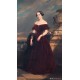 Surface Spell Gothic Portrait of a Lady Crinolines Velveteen Long One Piece(Full Payment Without Shipping)